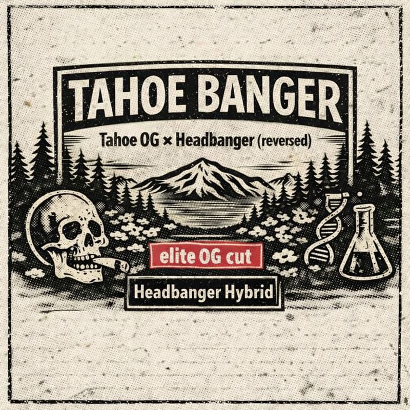 Tahoe Banger 1-1 Tahoe Banger (Tahoe OG × Headbanger) — Karma Genetics - Image 1