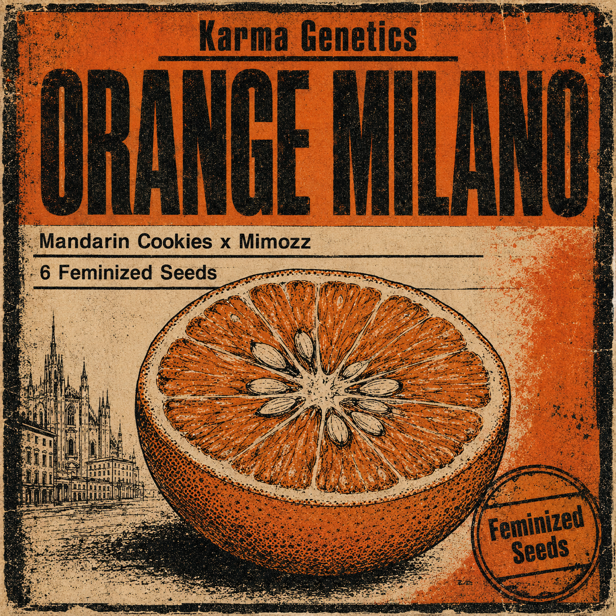 Orange Milano Karma Genetics Orange Milano — Karma Genetics - Image 1